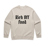 Load image into Gallery viewer, Rich Off Food Crewneck Sweater - Off White
